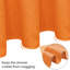 Rideau de douche de couleur unie avec 12 crochets en acier inoxydable inclus-690252617-690252630