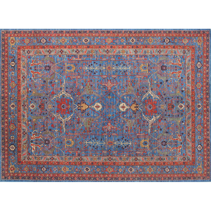 Transitional Hand Knotted Wool Oriental Rug
