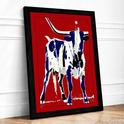 Bold Geometric Cow Modern - Print