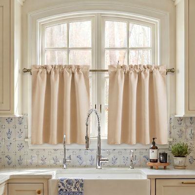 Polyester Blackout Rod Pocket Valance