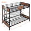 Lit superposé simple au dessus d'un lit double Quidnet par Mason & Marbles