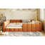 Lit de plancher en velours-129681135