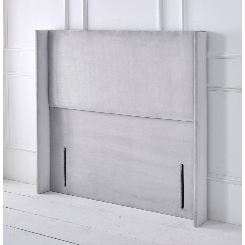 Upholstered Headboard, Silver, Super King (6')
