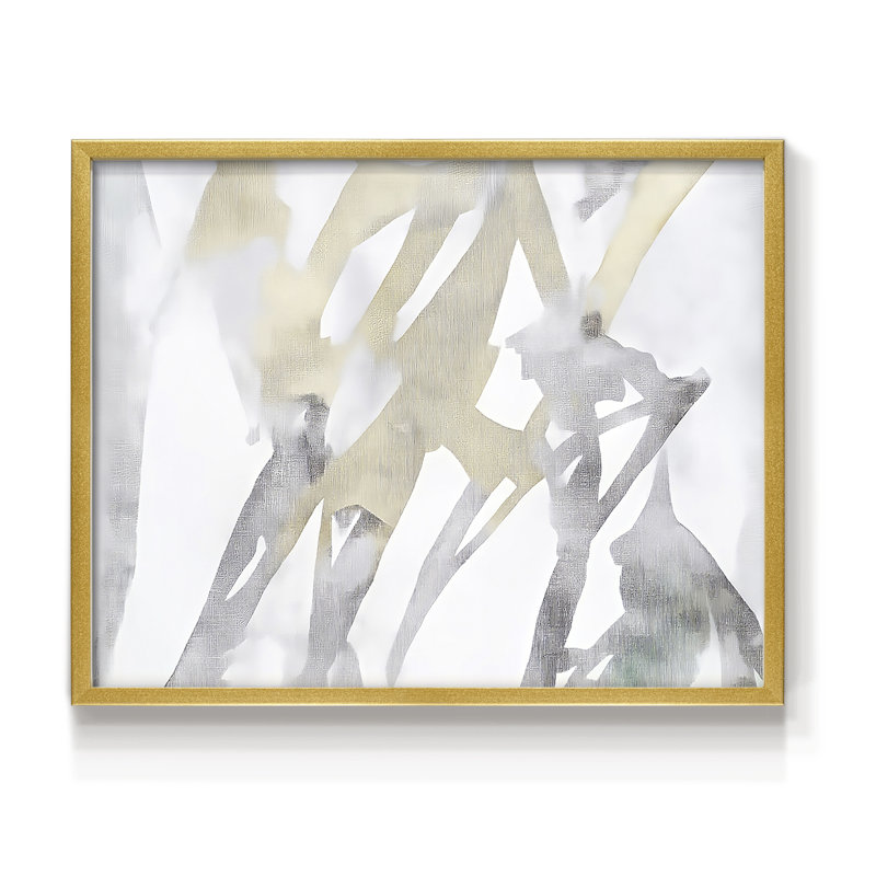 Abstrait, série Lxxix, reproduction encadrée, H 16 po x l 20 po