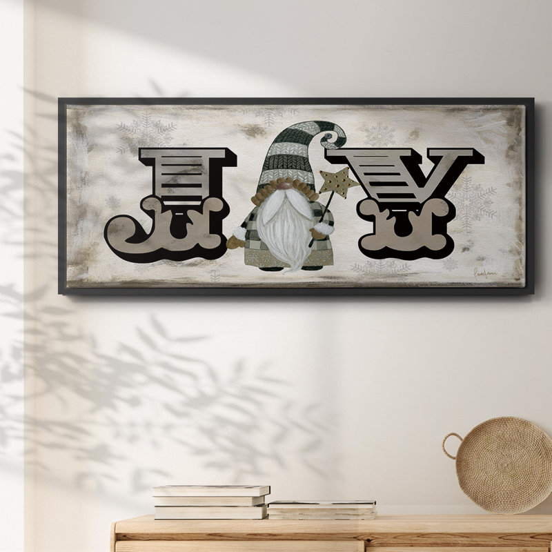 «Winter Wonderland Friends Joy», toile encadrée, H 12 po x l 30 po