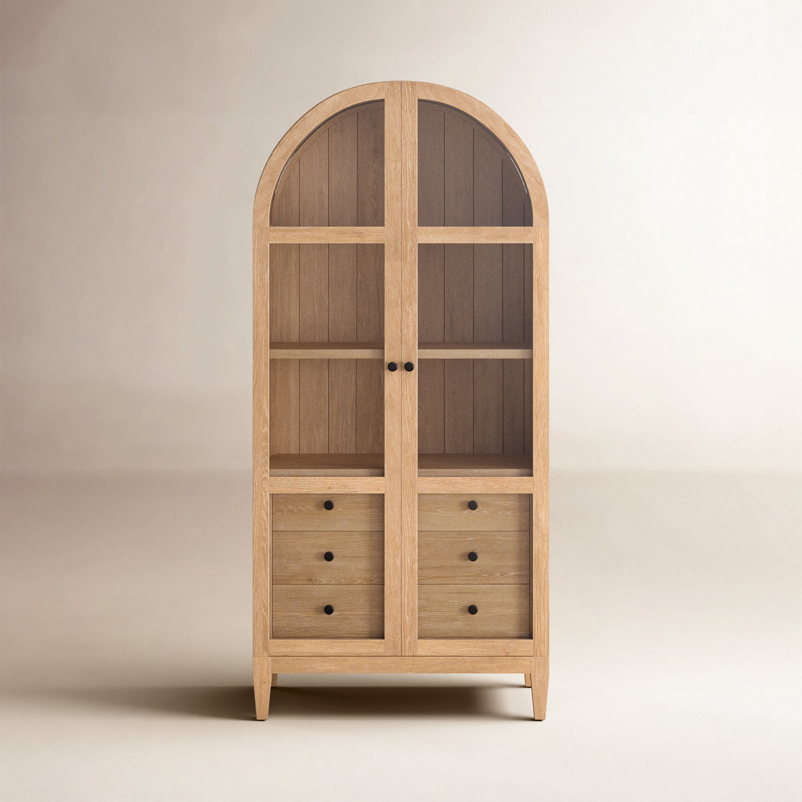 Birch Lane™ Gayle 3-Drawer China Cabinet & Reviews | Wayfair