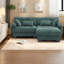 Canapé modulaire à assise profonde, canapé en forme de L moderne pour la maison