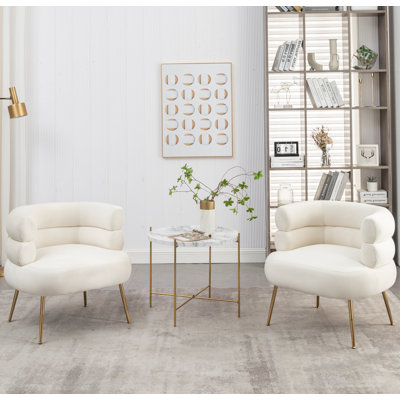 Demetrius Upholstered Barrel Chair