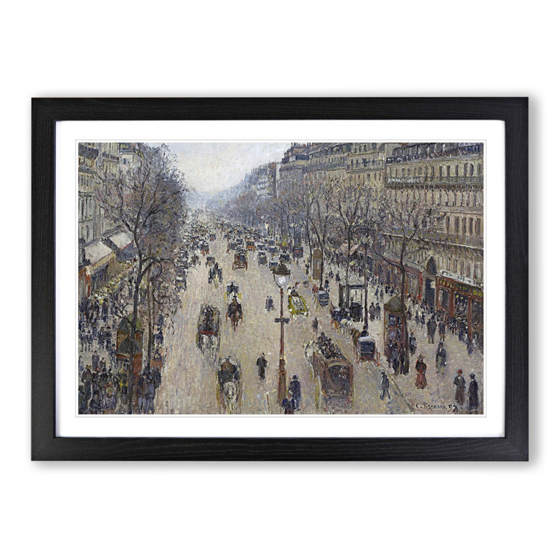 Camille Pissarro - Single Picture Frame Painting, Black