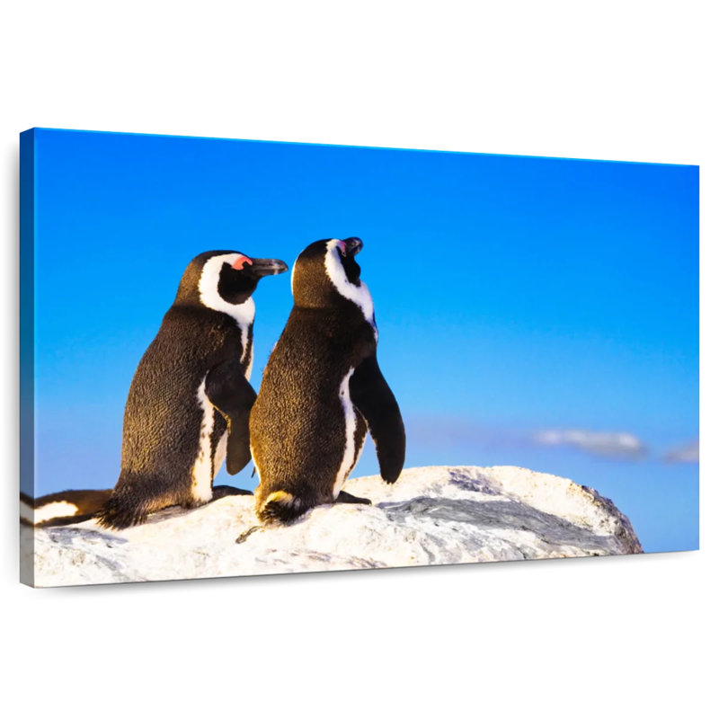 Brampt Penguin Sweethearts, 32" H x 48" W