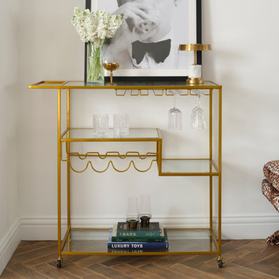 Porter Metal Bar Cart