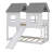 House Bunk Bed With Slide And Windows
