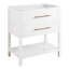 30" Robertson Single Bathroom Vanity Set with Rectangular Undermount Sink-75247178-75247183-75247174