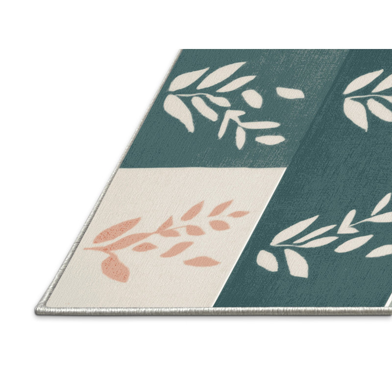 Serene Blossom Rug, Round 5'