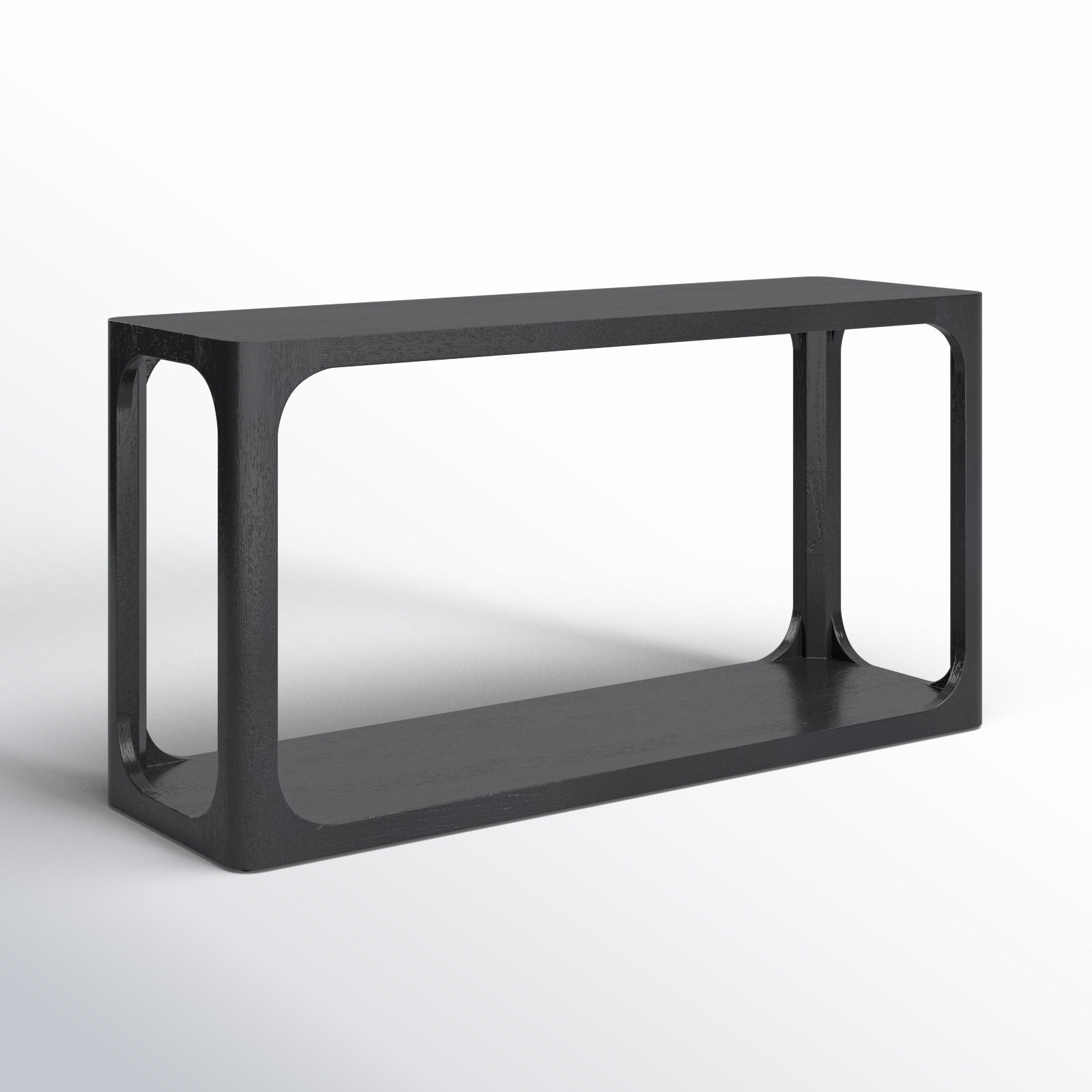 Sybil 58 " Mango Console Table, Black