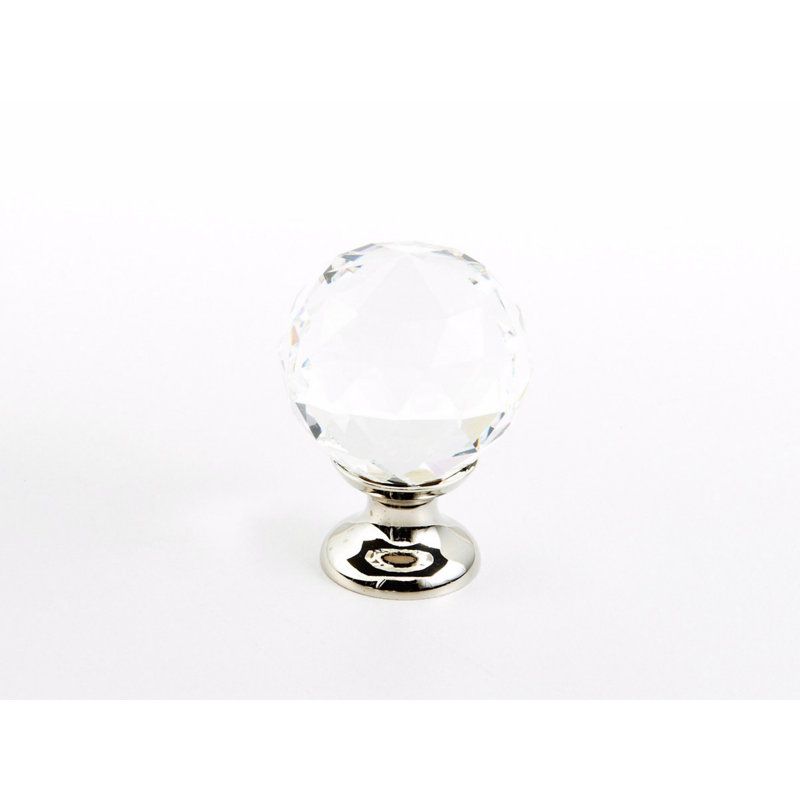 Stargaze Round Knob, Polished Nickel