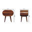 Table de chevet en bois massif Vogel