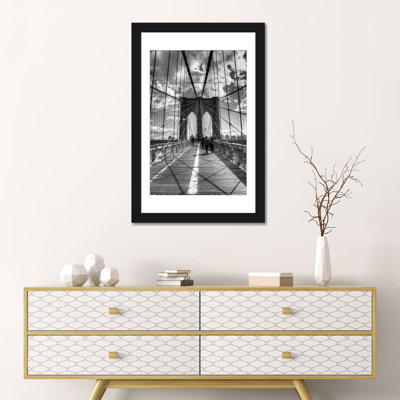 Brooklyn Bridge II (New York City) by Christopher Bliss Photographic Print on Canvas