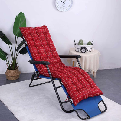 61 po x 19 po Coussin de chaise longue pour terrasse et coussin moelleux