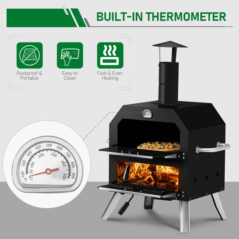 2-layer Outdoor Pizza Ovens With Stone