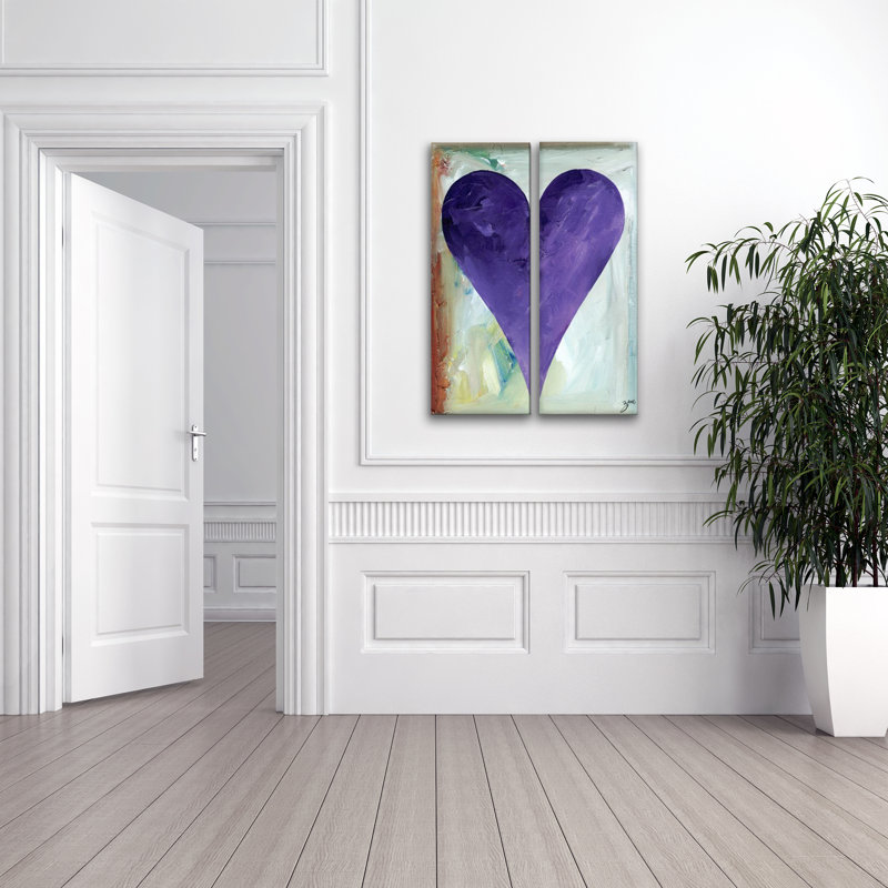 Evan par Salvatore Prinquente - ensemble de 2 reproductions sur toiles tendues, H 30 po x l 24 po x P 1,5 po