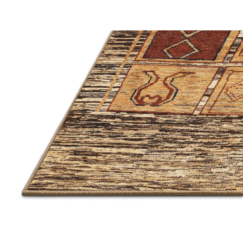 Abstract Indoor Rug, Rectangle 7' x 10'