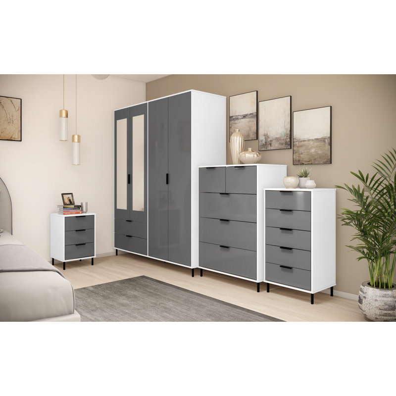 3 Drawer Bedside Table