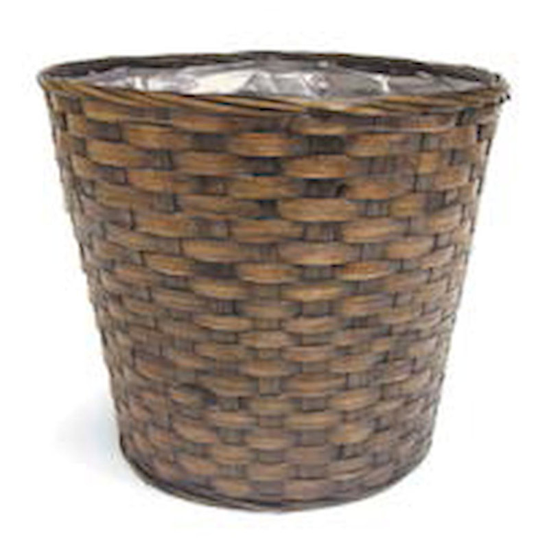 August Grove Wicker Box, 10" H x 12" W x 12" D