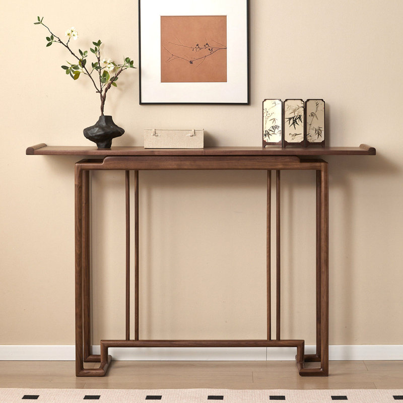 Nouvelle console en bois massif de style chinois, H 35,4 po x l 47,2 po x P 12,6 po
