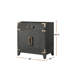 Meuble-lavabo simple en chêne noir l 30 po x P 22 po