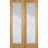 Pattern 20 Glazed Oak Internal Door Pair