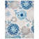 Kellems Indoor/Outdoor Grey/Royal Blue Rug
