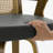 26.77" Upholstered Cane Back Counter & Bar Stool With Armrest-2029997015-2029997009