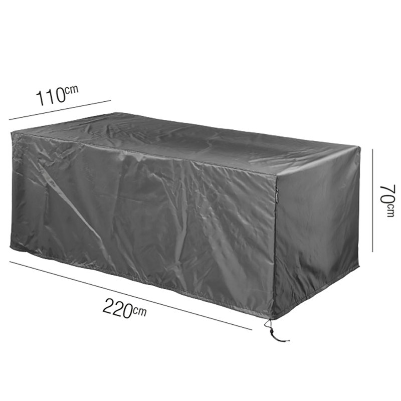 Outdoor Patio Table Cover, 70cm H x 220cm W x 100cm D