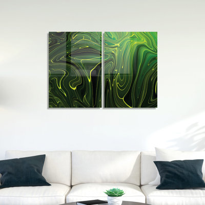 2 Piece No Frame Print on Glass