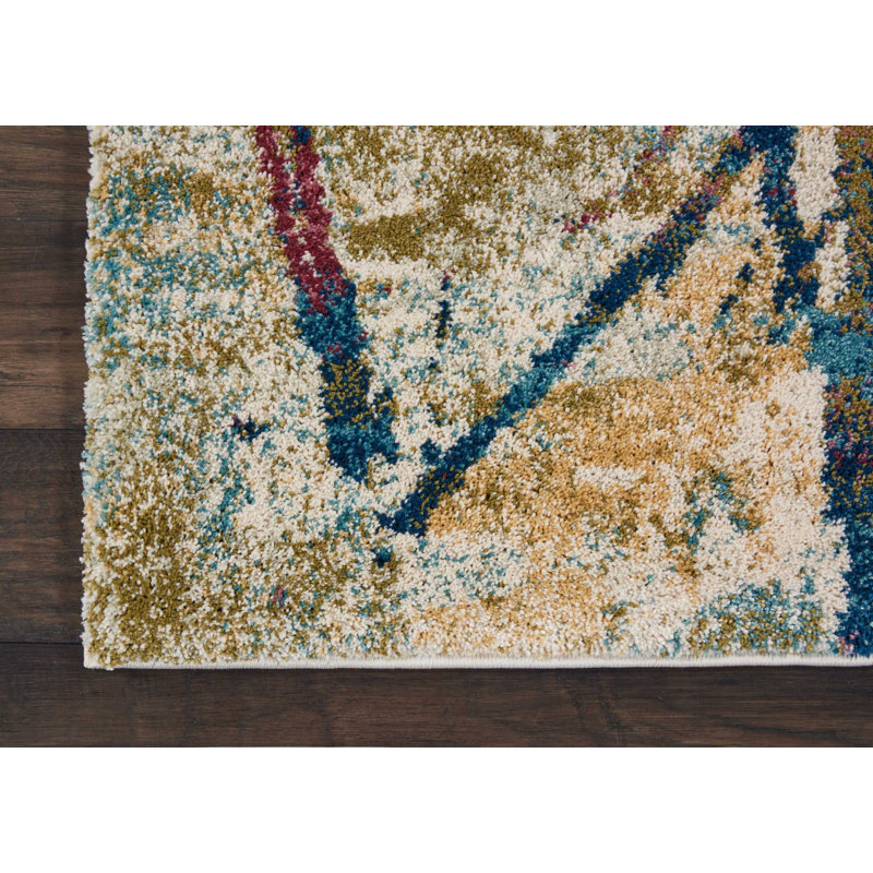 Prewett Abstract Indoor Rug, Rectangle 4' x 6'