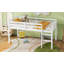 Lit mezzanine simple en bois massif et en bois d'hévéa avec échelle, plateforme de lattes renforcées-460855221