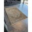Tapis décoratif beige à motif frangé-905532463