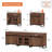 Modern Sideboard With Adjustable Shelves And Drawer, 3 In 1 Storage Cabinet With Glass Doors, Coffee Bar Cabinet For Living Room, Kitchen-1499723968