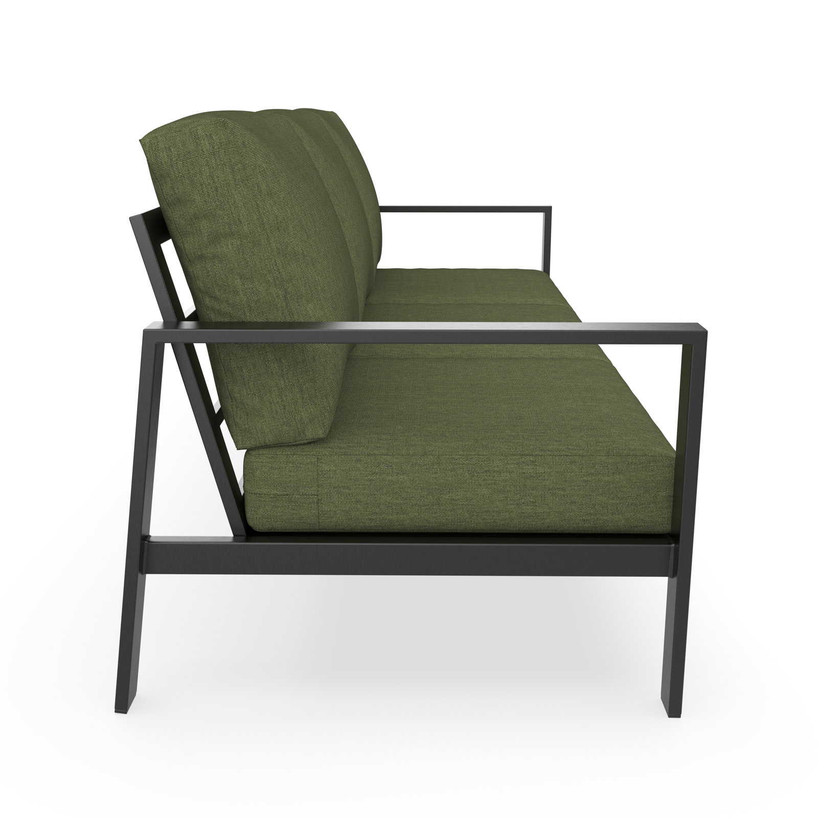 Townsend 80" Sunbrella® Patio Sofa, Sunbrella Canvas Fern, No, None