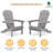 Wesley Solid Wood Folding Adirondack Chair-1359755704