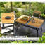 Table de salle à manger rectangulaire en faux bois Stable