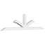 Richland Architectural Grade PVC Gable Bracket-44774190-44774337