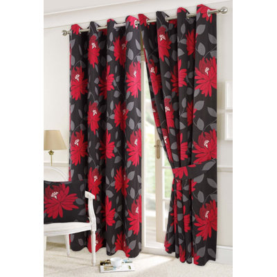 Brodde Serene Eyelet Room Darkening Curtains