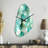 Seagrass Mosaic Emerald Coastal Pattern - Fall Shape Unique Abstract Wall Clock-104237394
