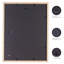 Cadre photo Niambh Latitude Run 11 X 14, cadre pour affiche en bois noir avec passe-partout 8 X 10 et plateau de table avec drap en plexi (un paquet)-448551106-448551132