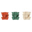 Tour à fleurs empilable Beaupre - 3 pots de fleurs peu encombrants - 3 plantes verticales pour l'intérieur et l'extérieur par Pure Garden-577017598