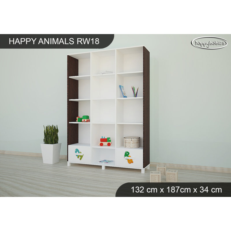 187cm H X 132cm W Kids Bookcase, Wenge Chestnut