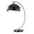 Luna Bella Table Lamp - 28", Antique Nickel, Matte Black/Silver-Leaf Shade, Marble Base, Dimmer Switch-2066787171-2134829116