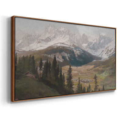Série paysage - MLXIV - Toile tendue avec châssis encadré - Prêt à être accroché